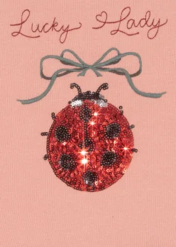 Shop Konges Sløjd Lou ladybug Kjole - ladybug glitter ladybugglitter