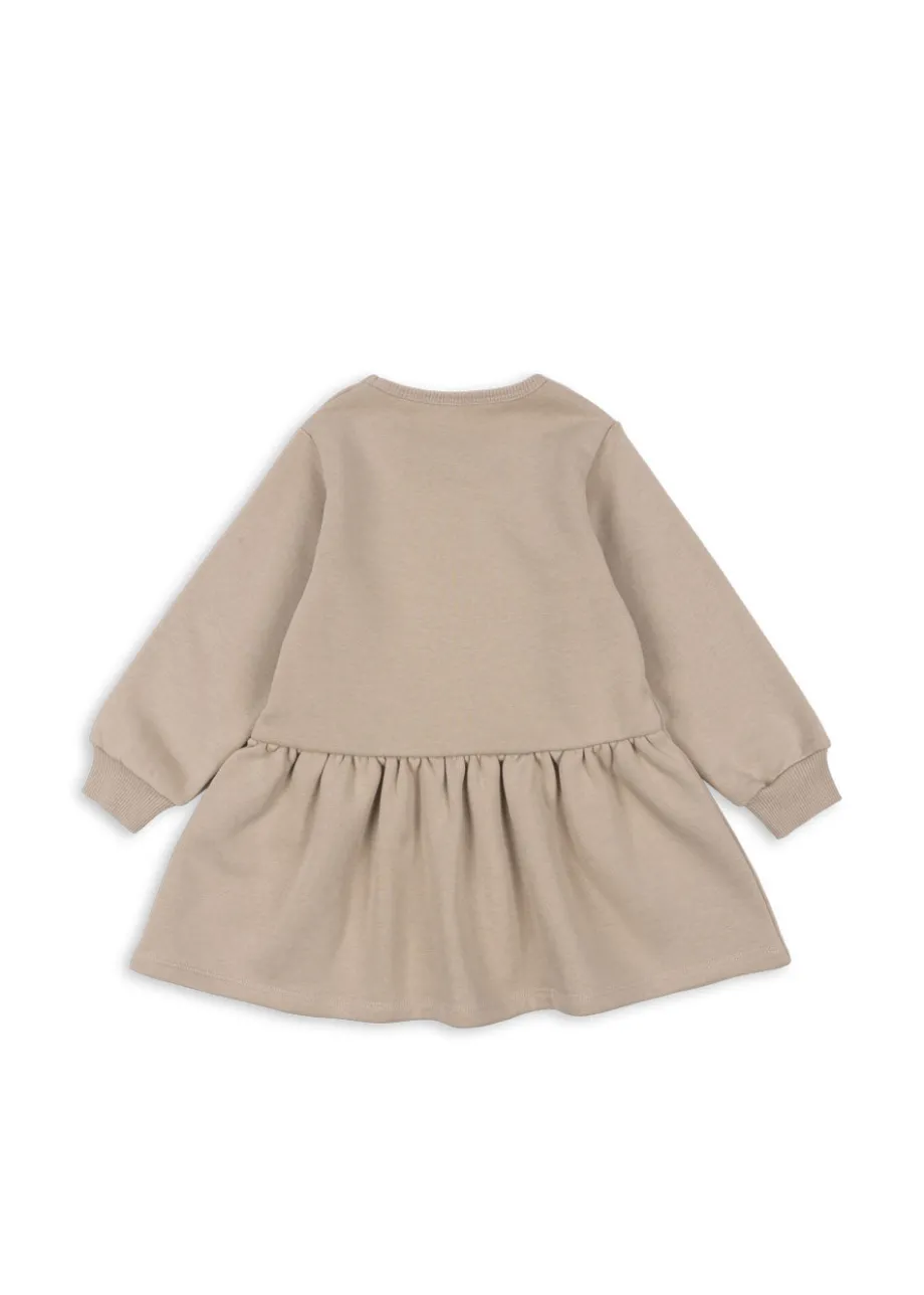 Fashion Konges Sløjd Lou sweaterkjole - oxford tan oxfordtan