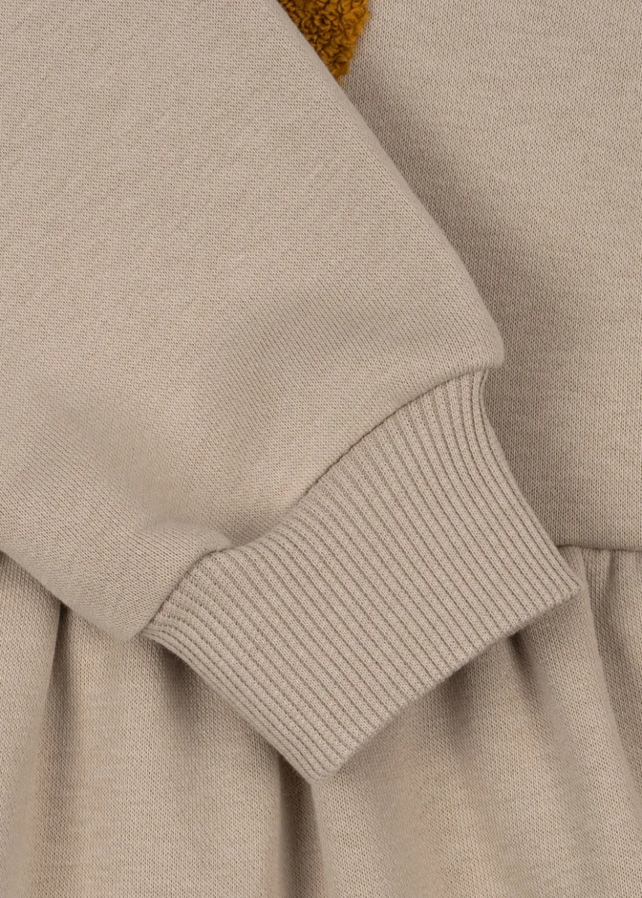 Fashion Konges Sløjd Lou sweaterkjole - oxford tan oxfordtan