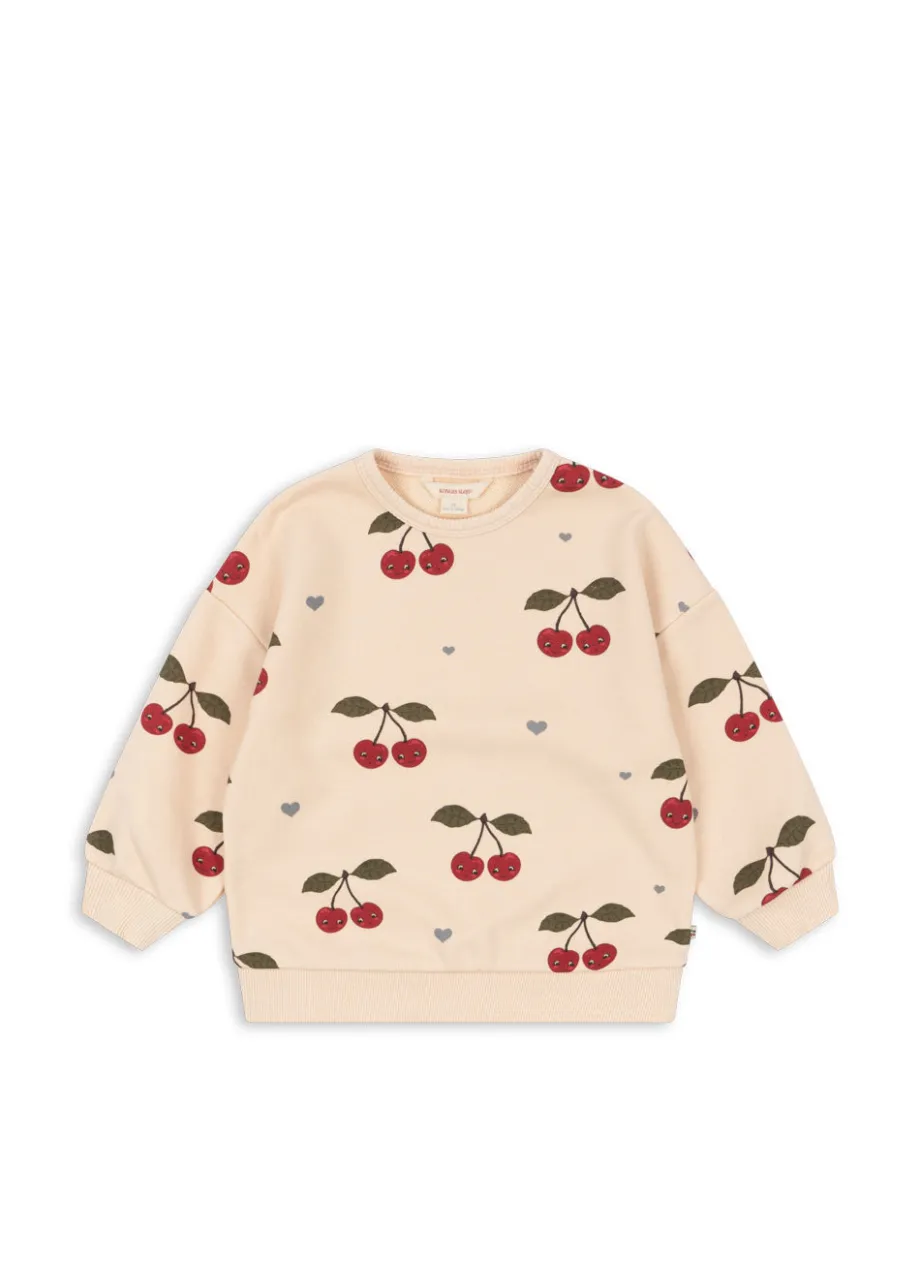 Outlet Konges Sløjd lou sweatshirt - CHERRY BESTIE cherrybestie