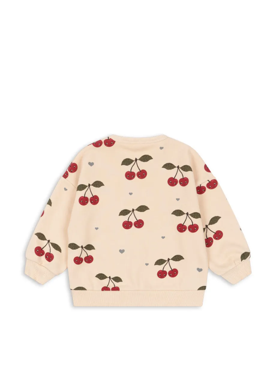 Outlet Konges Sløjd lou sweatshirt - CHERRY BESTIE cherrybestie