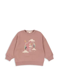 Outlet Konges Sløjd LOU SWEATSHIRT - MAHOGANY ROSE mahoganyrose