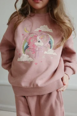 Outlet Konges Sløjd LOU SWEATSHIRT - MAHOGANY ROSE mahoganyrose