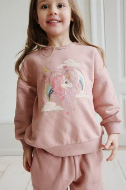 Outlet Konges Sløjd LOU SWEATSHIRT - MAHOGANY ROSE mahoganyrose