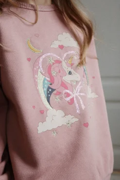 Outlet Konges Sløjd LOU SWEATSHIRT - MAHOGANY ROSE mahoganyrose