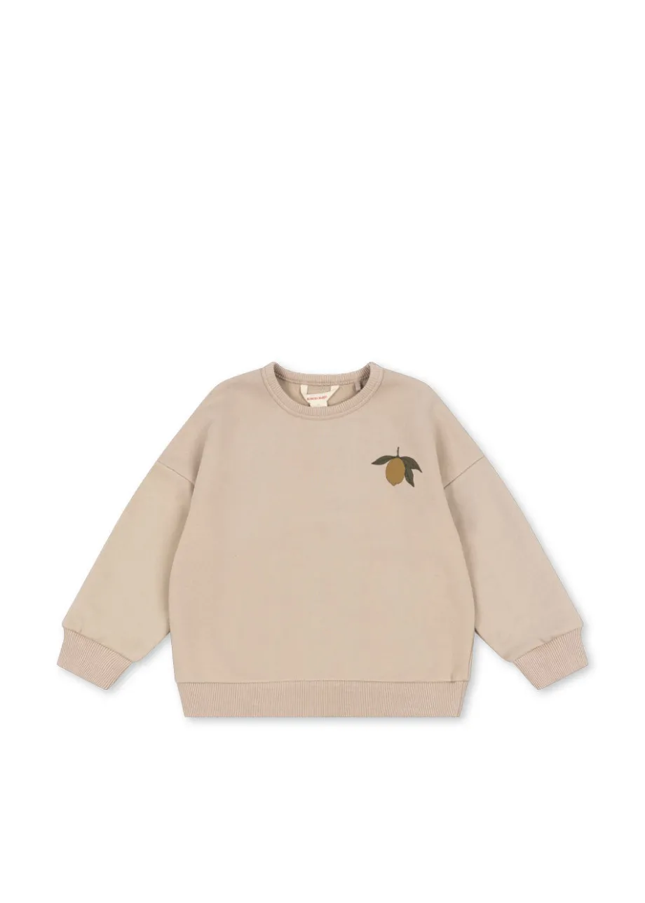 Flash Sale Konges Sløjd lou sweatshirt - OXFORD TAN LEMON oxfordtanlemon