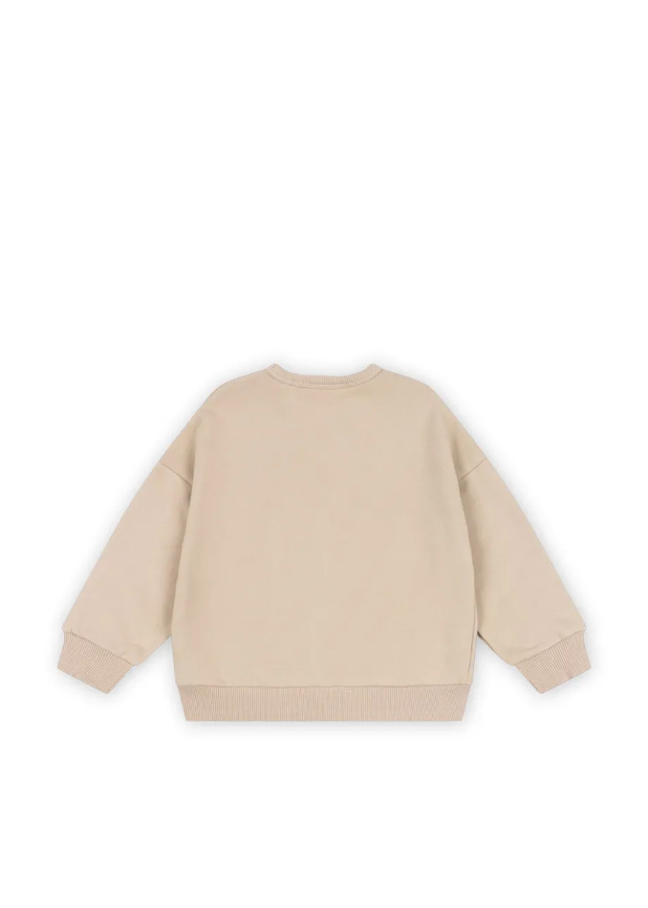 Flash Sale Konges Sløjd lou sweatshirt - OXFORD TAN LEMON oxfordtanlemon