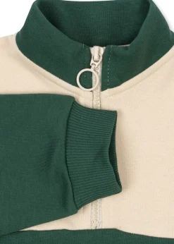 Outlet Konges Sløjd lou sweatshirt - SMOKE PINE smokepine