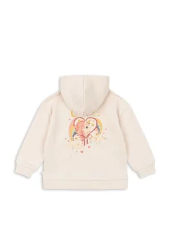 Shop Konges Sløjd loupy lou hættetrøje - ecru