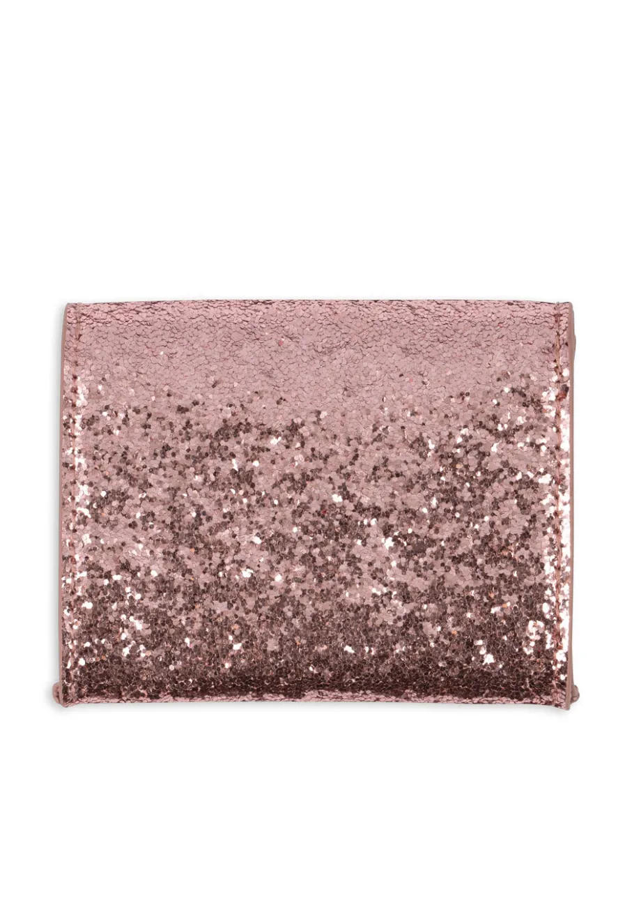Shop Konges Sløjd LOVE LETTER PUNG - pink glitter pinkglitter