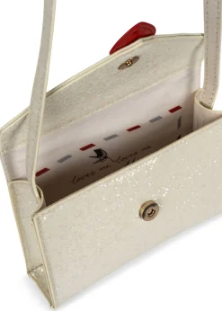 Sale Konges Sløjd LOVE LETTER TASKE - cream glitter creamglitter
