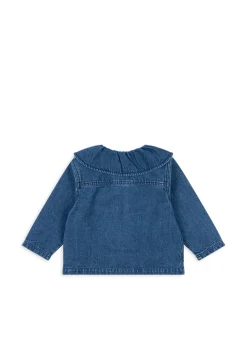Best Konges Sløjd magot skjorte - DENIM BLUE CHERRY denimbluecherry