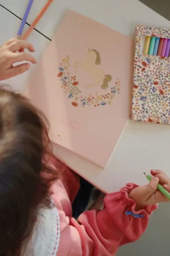 Store Konges Sløjd Malebog - unicorn