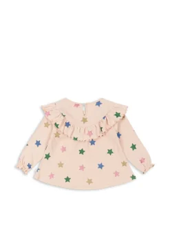 New Konges Sløjd MALLI BLUSE - STAR GLITTER starglitter