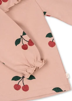 Best Sale Konges Sløjd MALLI GLIMMERBLUSE - MA GRANDE CERISE GLITTER MELLOW magrandeceriseglittermellow