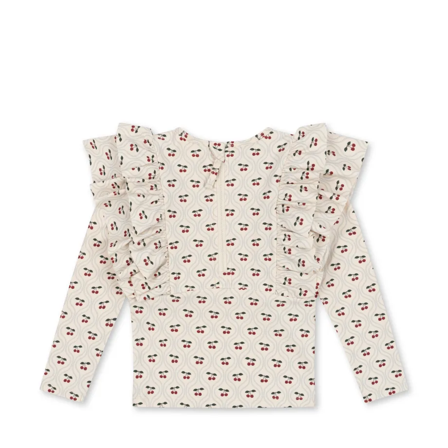 Online Konges Sløjd manuca badebluse - CHERRY MOTIF cherrymotif