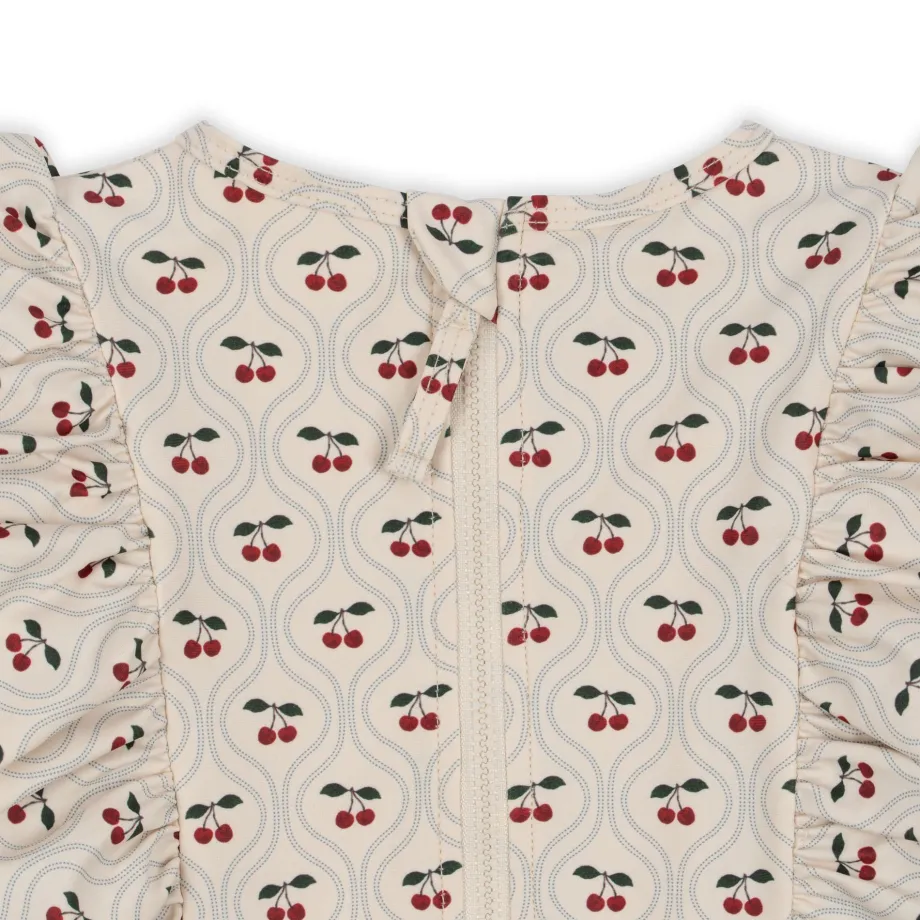 Online Konges Sløjd manuca badebluse - CHERRY MOTIF cherrymotif