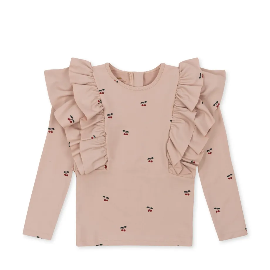 Clearance Konges Sløjd manuca badebluse - CHERRY BLUSH cherryblush