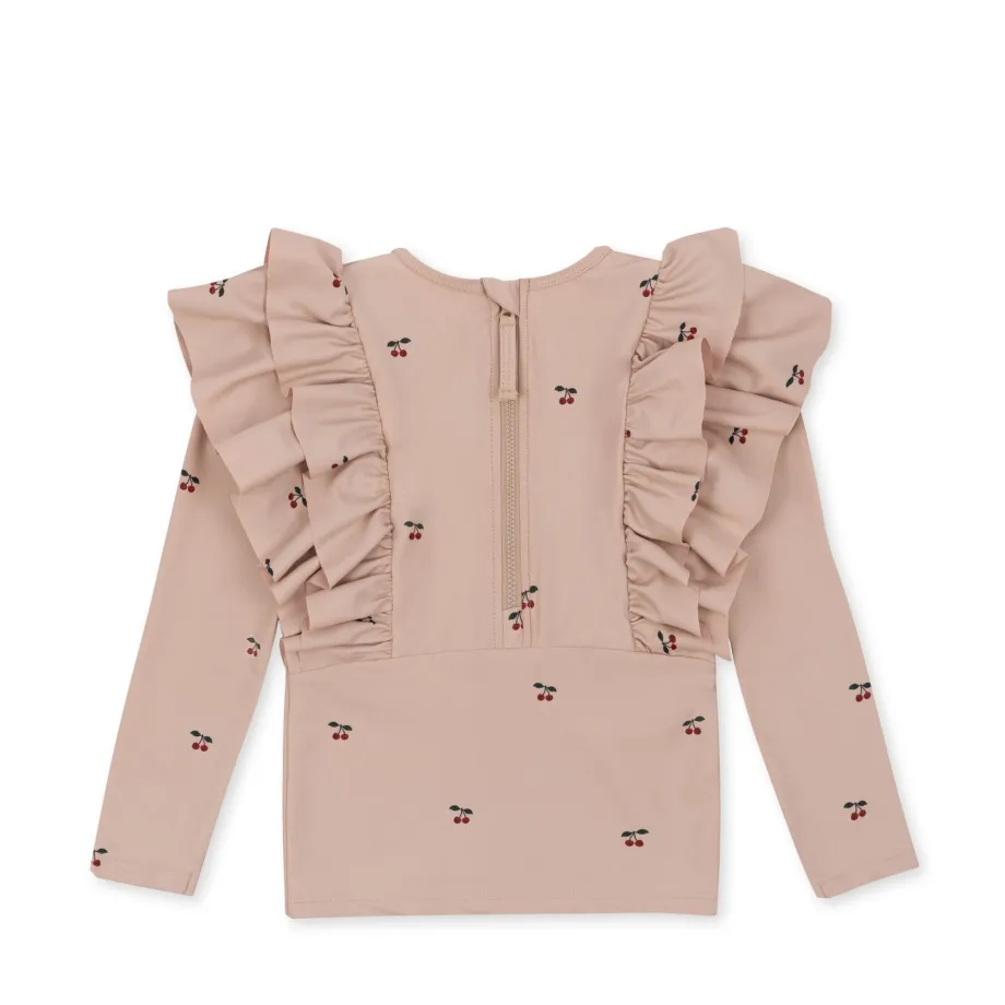 Clearance Konges Sløjd manuca badebluse - CHERRY BLUSH cherryblush