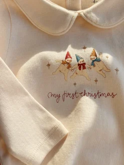 Discount Konges Sløjd Min første jul heldragt - antique white antiquewhite