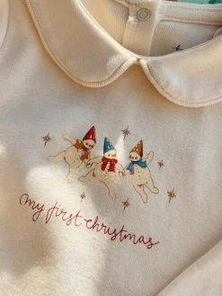 Discount Konges Sløjd Min første jul heldragt - antique white antiquewhite