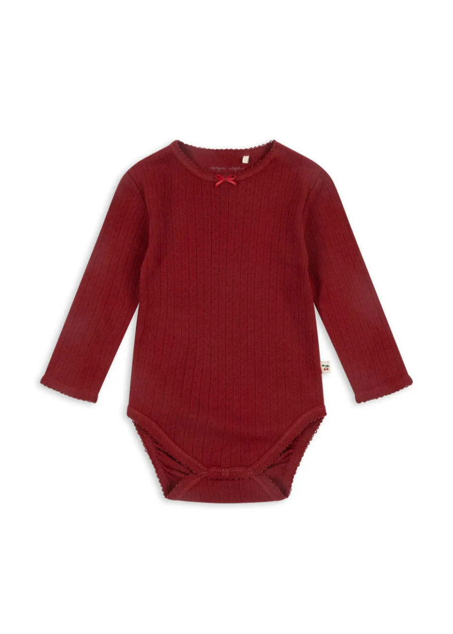 Cheap Konges Sløjd Minnie body - red dahlia reddahlia