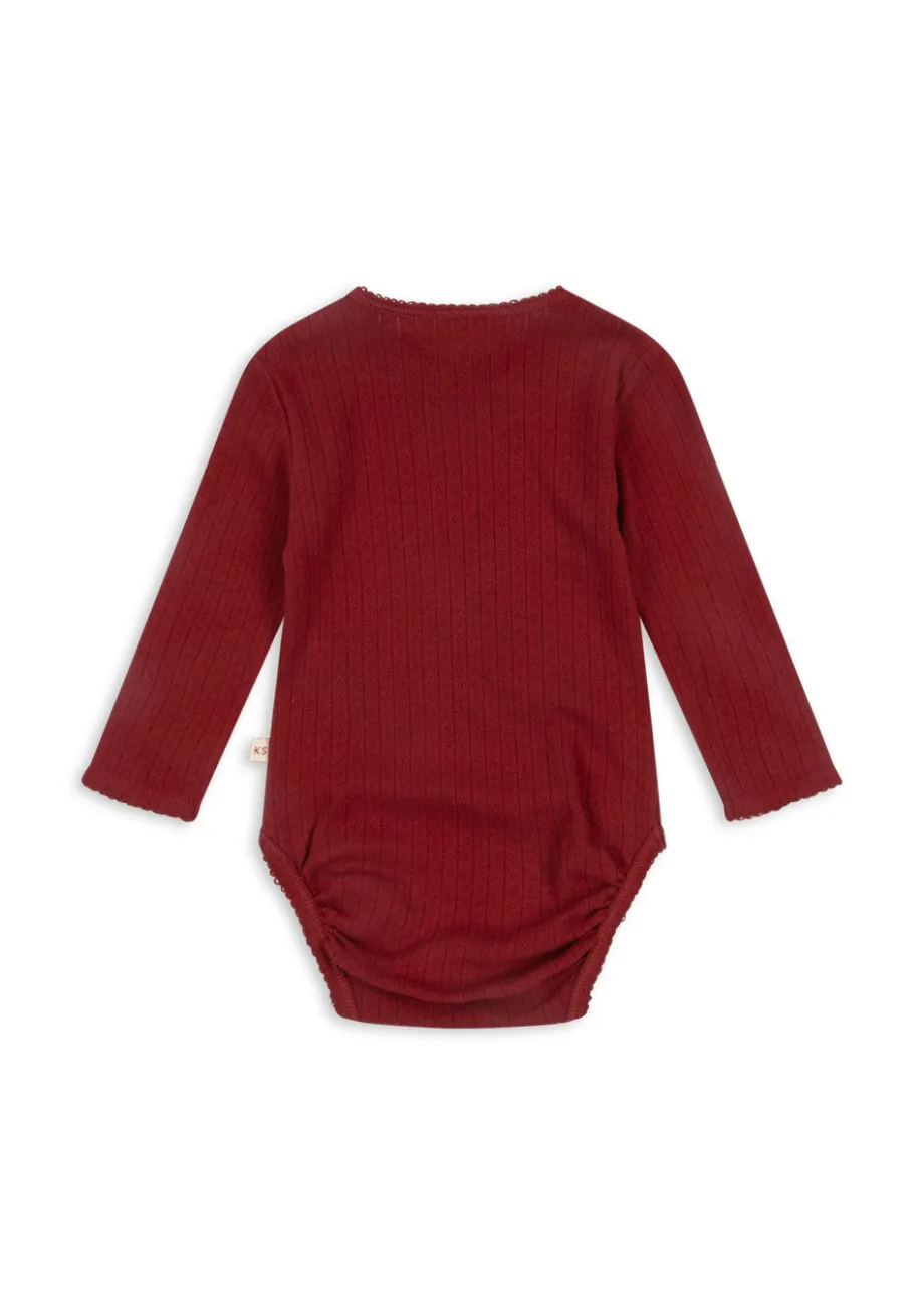 Cheap Konges Sløjd Minnie body - red dahlia reddahlia