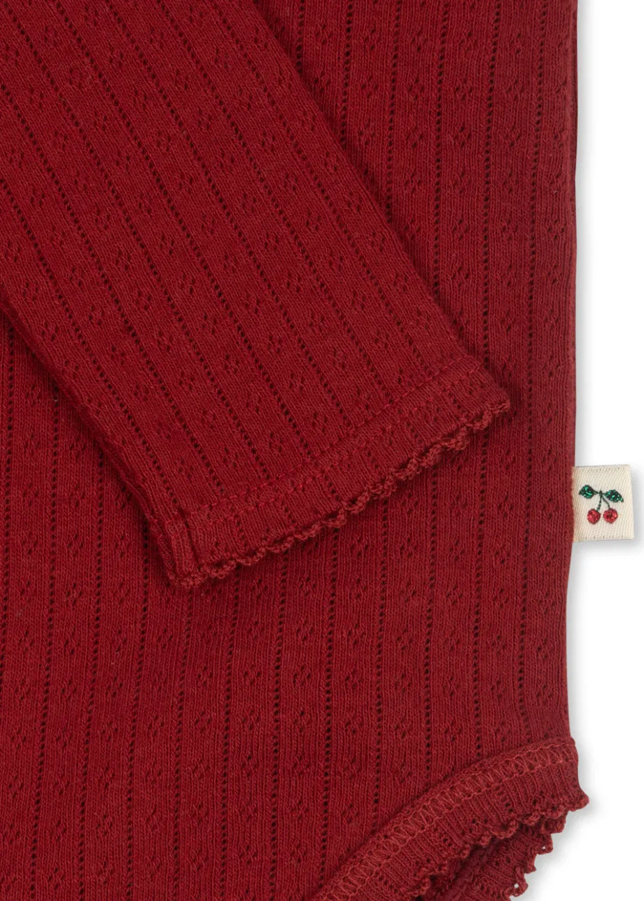 Cheap Konges Sløjd Minnie body - red dahlia reddahlia