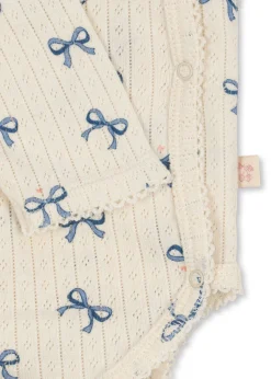 New Konges Sløjd Minnie body til nyfødt - bow bleu bowbleu