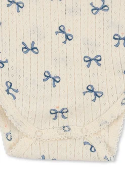 New Konges Sløjd Minnie body til nyfødt - bow bleu bowbleu