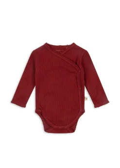 Cheap Konges Sløjd Minnie body til nyfødt - red dahlia reddahlia