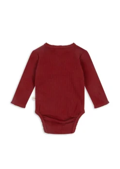 Cheap Konges Sløjd Minnie body til nyfødt - red dahlia reddahlia