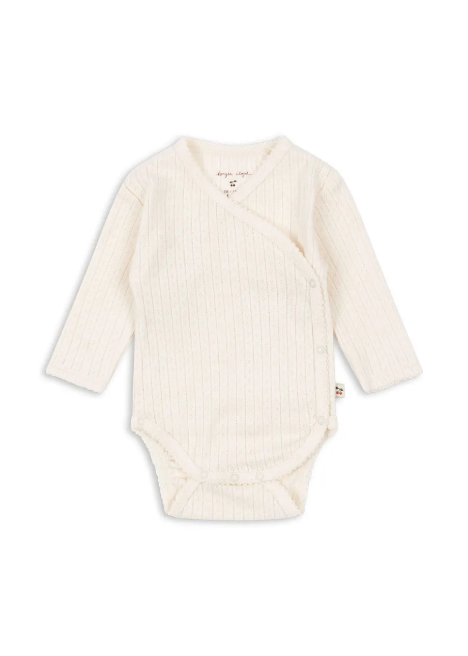 New Konges Sløjd MINNIE BODYSTOCKING TIL NYFØDT - antique white antiquewhite