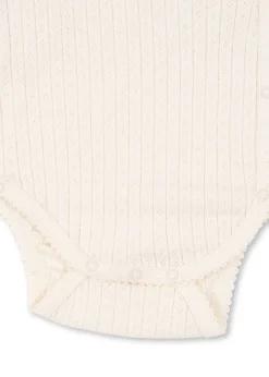 New Konges Sløjd MINNIE BODYSTOCKING TIL NYFØDT - antique white antiquewhite