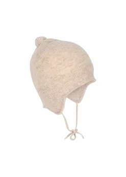 Store Konges Sløjd MINO HUE - OFF WHITE MELANGE POINTELLE offwhitemelangepointelle