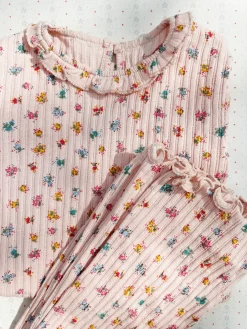 Sale Konges Sløjd NIA BUKSER - BLOOMIE BLUSH bloomieblush