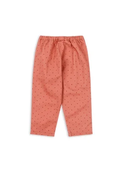 Outlet Konges Sløjd NOLA BUKSER - MAHOGANY DOT mahoganydot