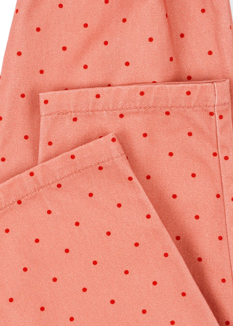 Outlet Konges Sløjd NOLA BUKSER - MAHOGANY DOT mahoganydot