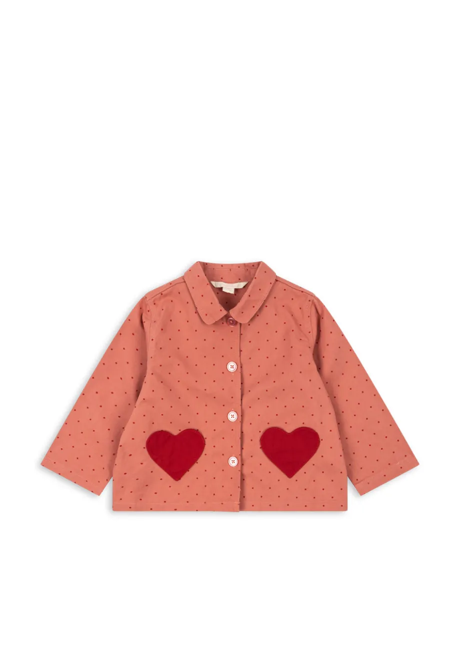 Outlet Konges Sløjd NOLA JAKKE - MAHOGANY DOT mahoganydot