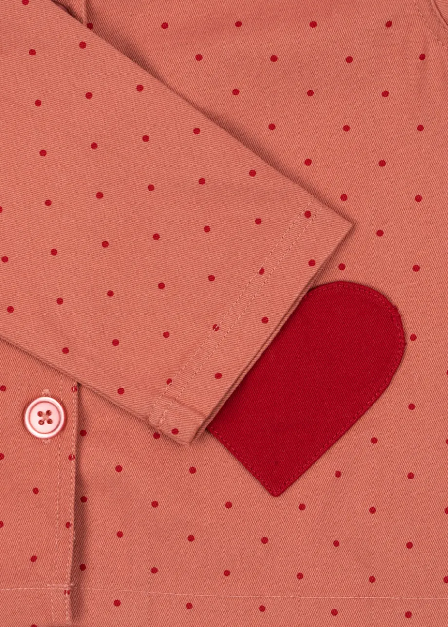 Outlet Konges Sløjd NOLA JAKKE - MAHOGANY DOT mahoganydot