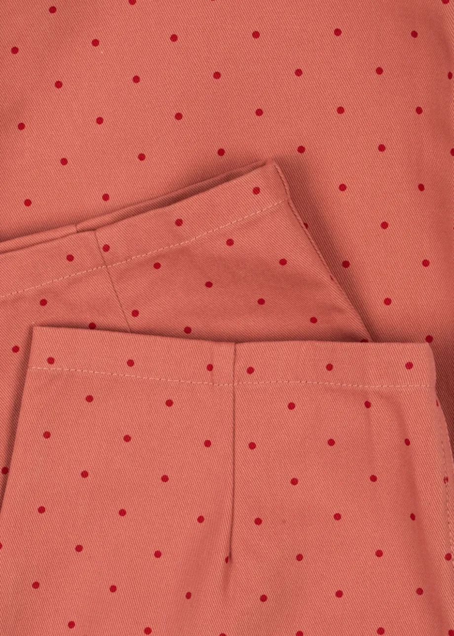 Hot Konges Sløjd NOLA SMÆKBUKSER - MAHOGANY DOT mahoganydot