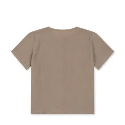 Online Konges Sløjd olive kortærmet skjorte - PURE CASHMERE purecashmere