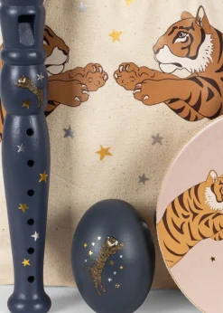 Online Konges Sløjd Petit musiksæt - tiger