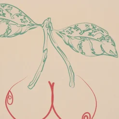 Flash Sale Konges Sløjd PLAKAT 50 cm x 70 cm - cherry