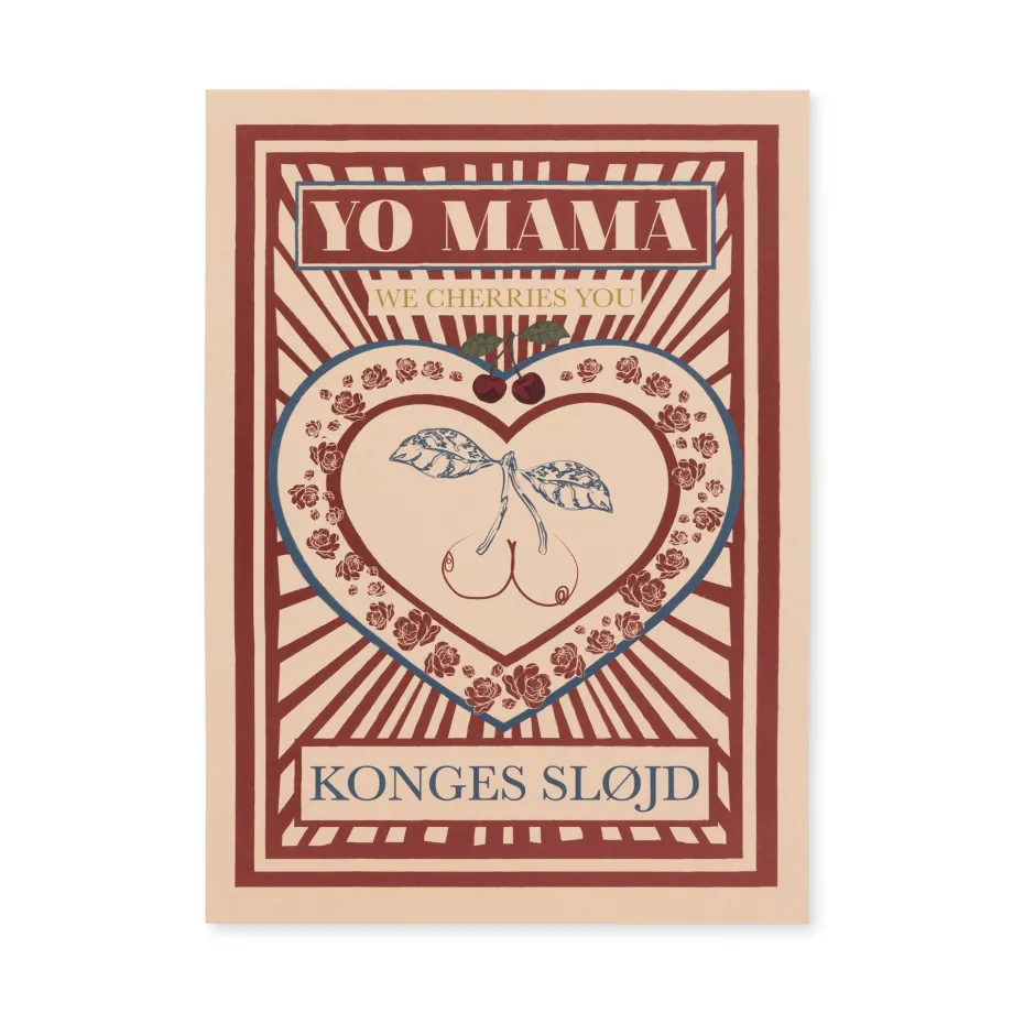 Sale Konges Sløjd PLAKAT 50 cm x 70 cm - heart