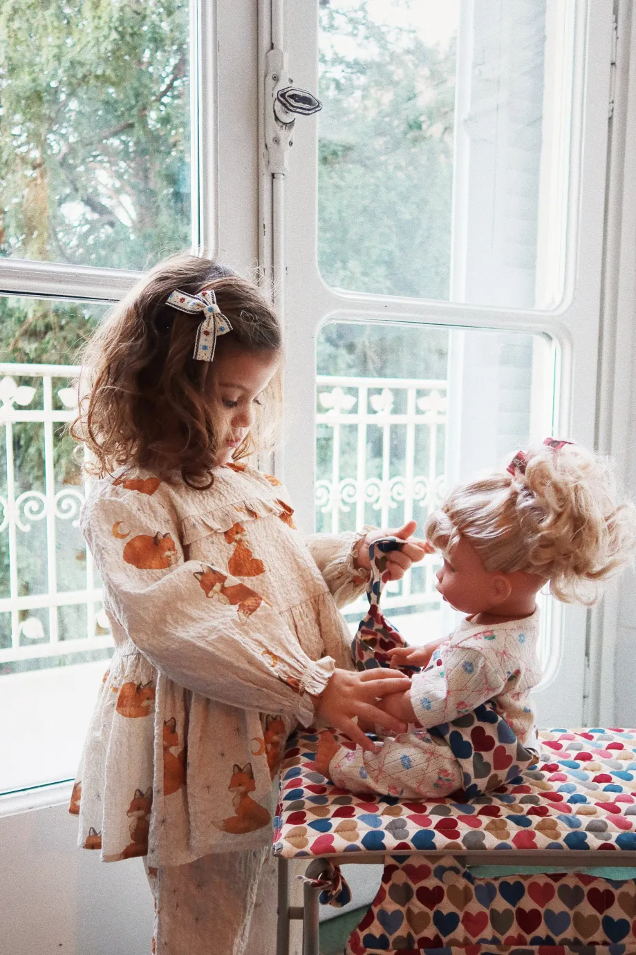 Store Konges Sløjd puslebord til dukke - COEUR BISOUS coeurbisous