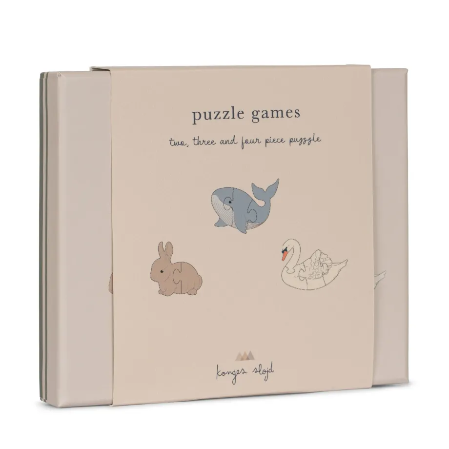 Hot Konges Sløjd puslespil - beige