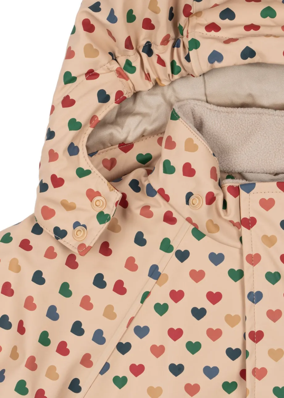 Clearance Konges Sløjd RAIN FLYVERDRAGT - COEUR COLORÈ FRAPPE coeurcolorèfrappe