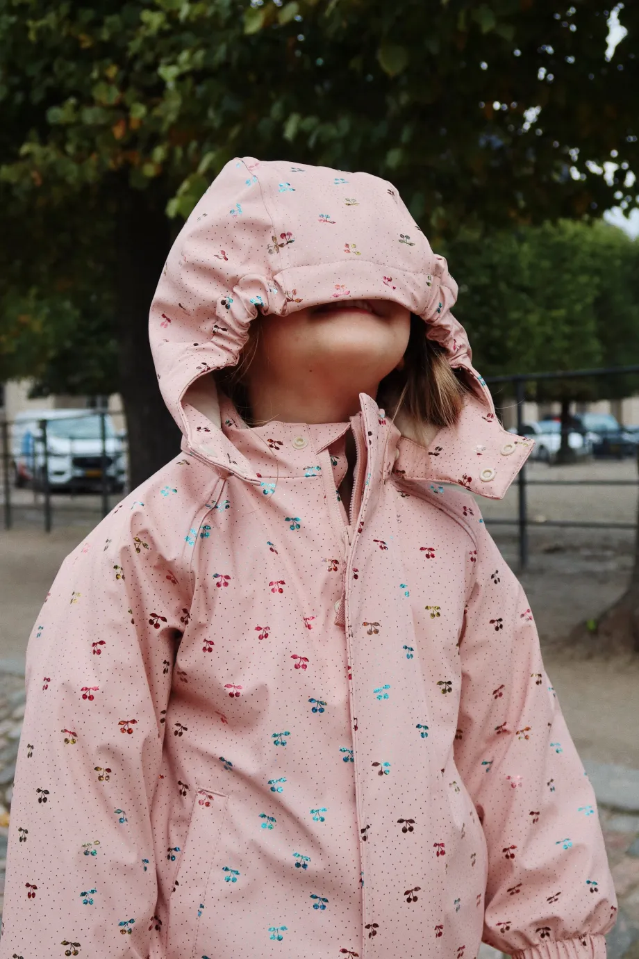 Fashion Konges Sløjd RAIN FLYVERDRAGT - FAIRY CHERRY fairycherry