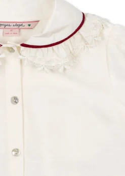 Outlet Konges Sløjd Ria bluse - cloud dancer clouddancer